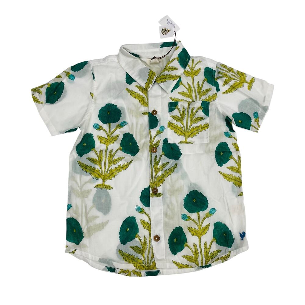 NWT Blue Rooster 2Y Jade Dandelion Jack Shirt